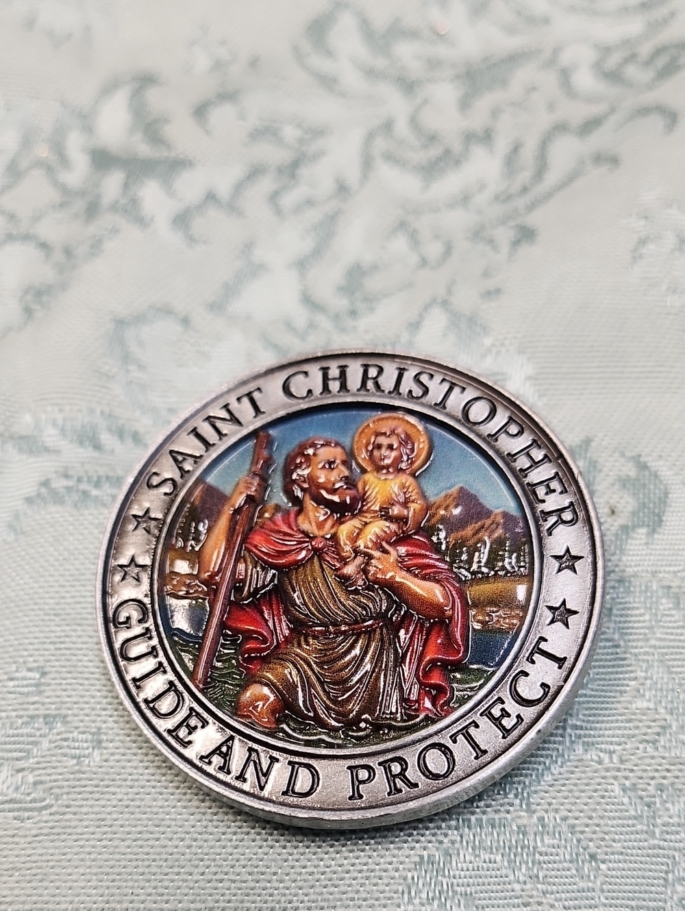 St. Christopher Car Clip!